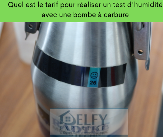 Quel est le tarif pour réaliser un test d'humidité avec une bombe à carbure en ile de France et Paris