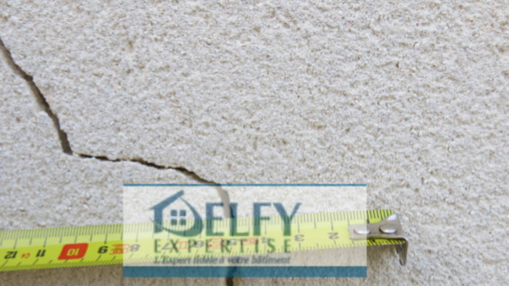 Fissure dans un mur en pierre qui appeler DelfyExpertise.fr — free download