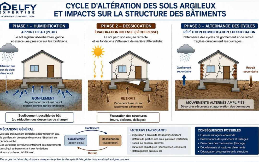 Maison fissurée après les canicules 2026 en Île-de-France : que faire ?